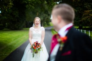 Wedding photography at Brockencote Hall