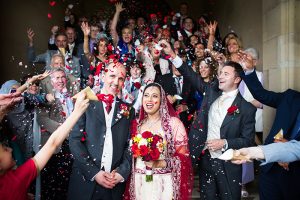 Wedding photography at Warwick Castle