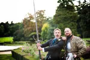 Wedding photography at Warwick Castle