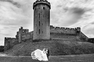 Wedding photography at Warwick Castle